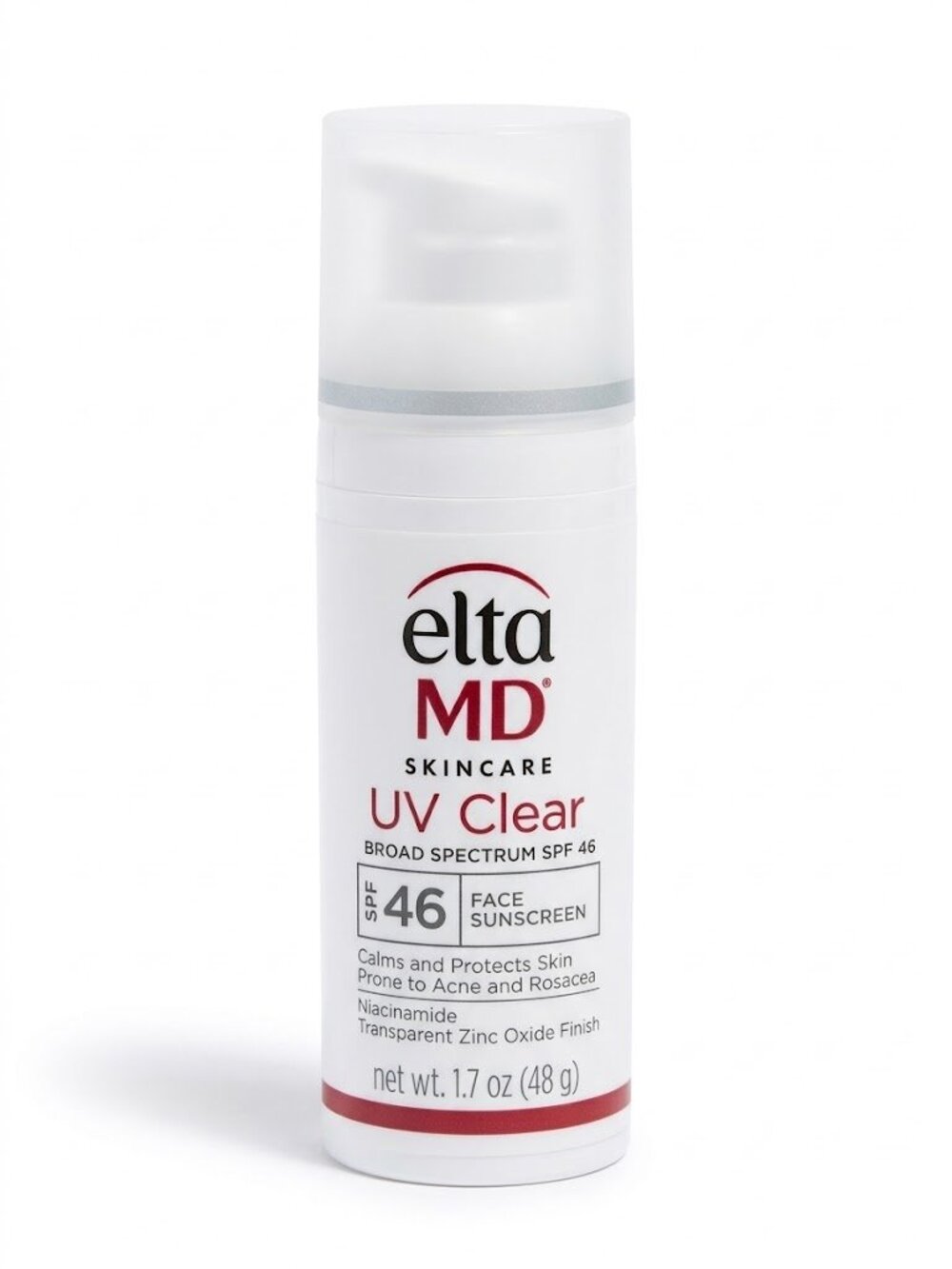 New No box EltaMD UV Clear Broad-Spectrum SPF 46 Facial Sunscreen – 1.7 oz / 48g